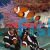 1xBlack&White and 1xOrange&White Clownfish