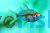 Olive Glass Fish 3.5cm