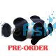 2x Black & White Clownfish 3cm