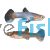 Pair French Blue Star Endler Guppy 2cm