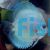 Red & White Discus - Ip Discus 5cm