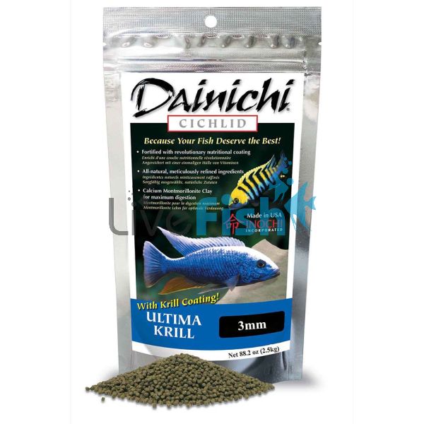 Dainichi Cichlid Ultima Krill 2.5kg - Sinking 3mm