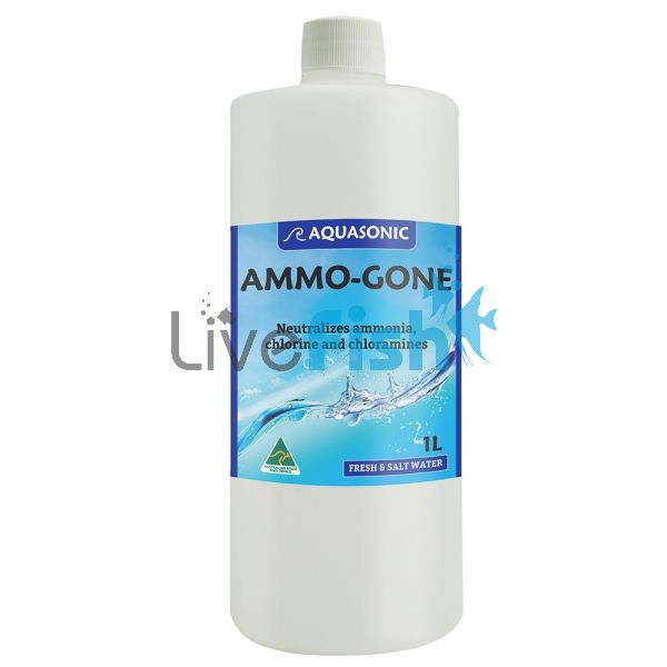 Aquasonic Ammo-Gone (Ex Chlormon) Water Conditioner 1 Litre