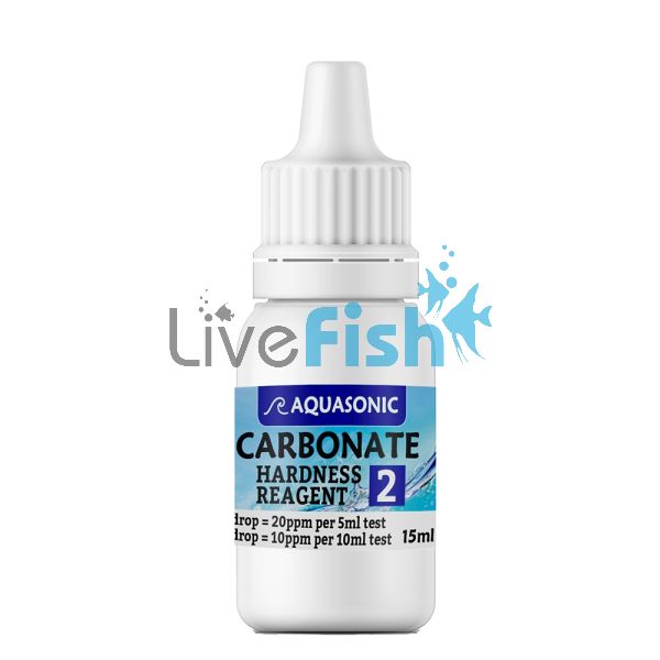 Aquasonic Carbonate Hardness (KH) 15ml - Reagent 2