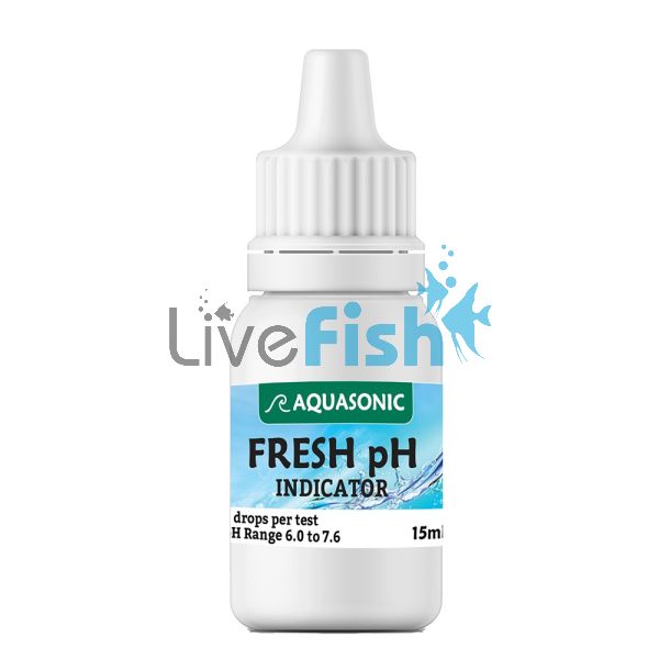 Aquasonic Freshwater PH Indicator Solution 15ml