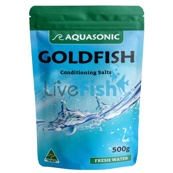 Aquasonic Goldfish Conditioning Salts 500gm Bag