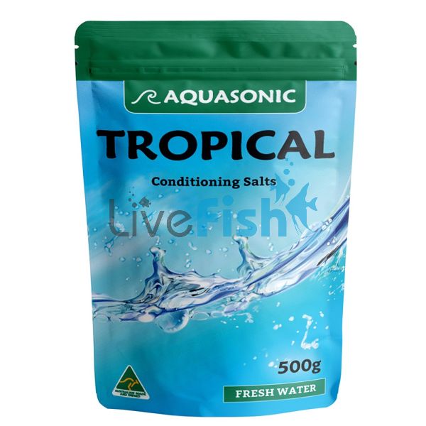 Aquasonic Tropical Conditioning Salts 500gm Bag