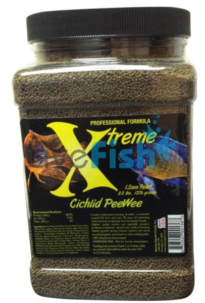 Xtreme Cichlid Peewee 1.5mm Pellets 1276g