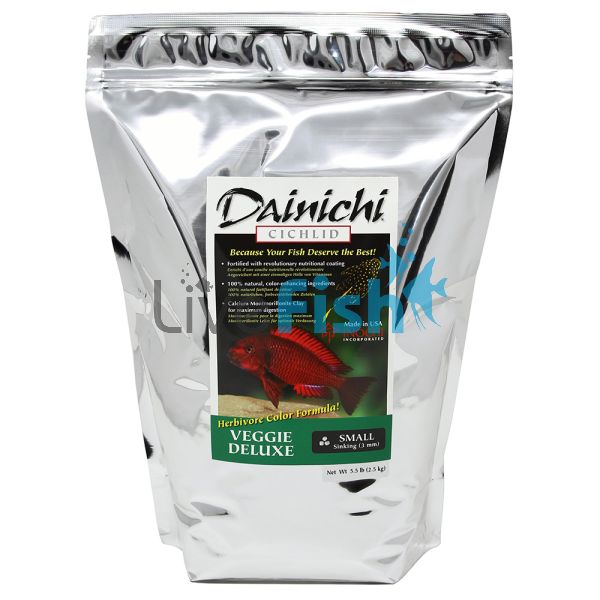 Dainichi Cichlid Veggie Deluxe 2.5kg - Sinking 3mm