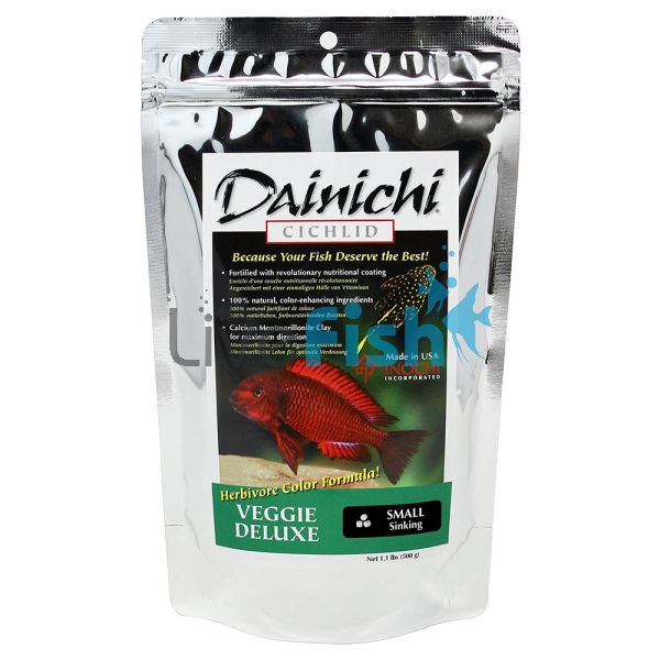 Dainichi Cichlid Veggie Deluxe 500g - Sinking 3mm