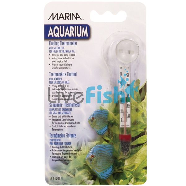 Marina Glass Thermometer with Suction Floating 