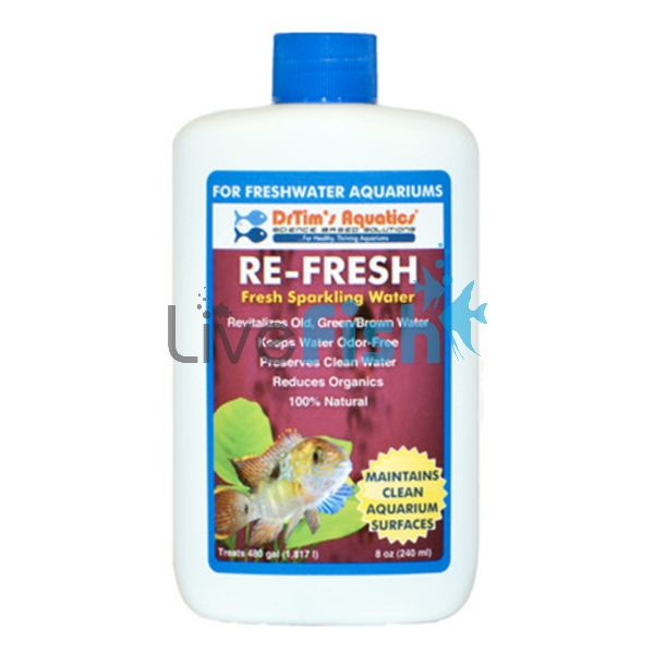 Re-Fresh Natural Sparkling Water For Freshwater Aquaria 120ml