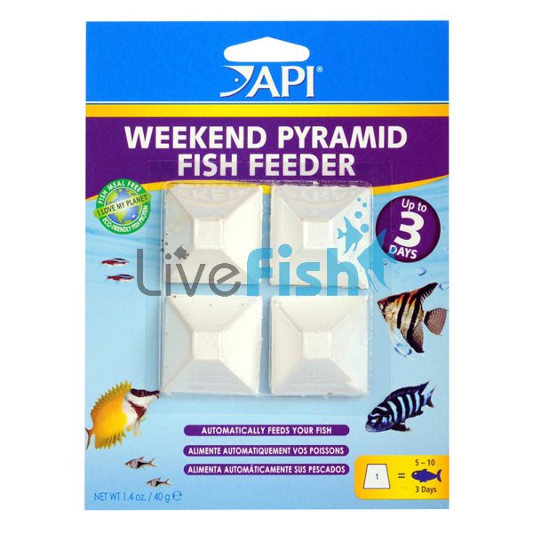 Weekend Pyramid Fish Feeder 