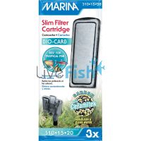 Marina Slim Power Filter Carbon Cartridge 3PK
