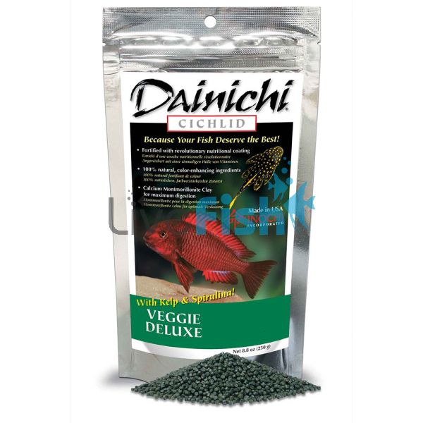 Dainichi Cichlid Veggie Deluxe 100g - Sinking 1mm
