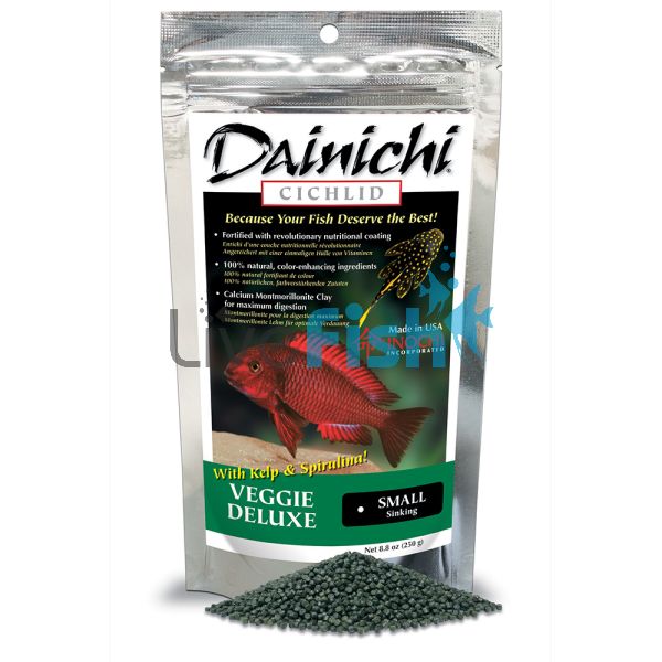 Dainichi Cichlid Veggie Deluxe 250g - Sinking 3mm