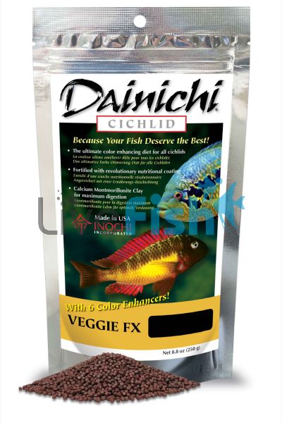 Dainichi Cichlid Veggie FX 500g - Sinking 3mm