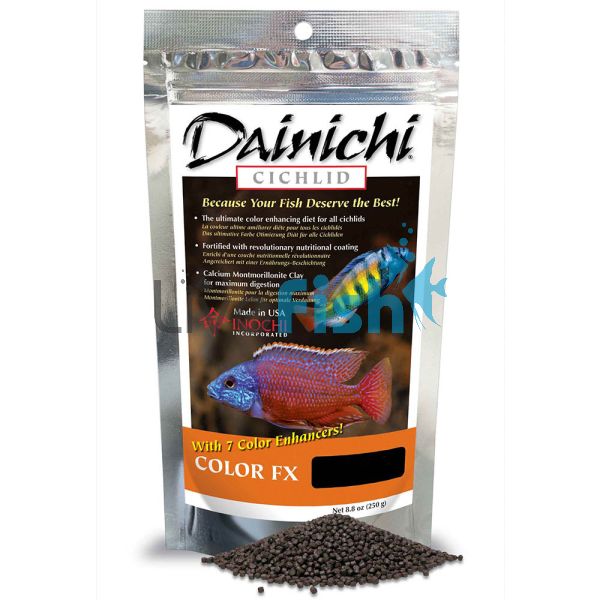 Dainichi Cichlid Colour FX 250g - Sinking 1mm