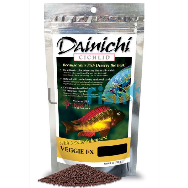 Dainichi Cichlid Veggie FX 250g - Sinking 1mm
