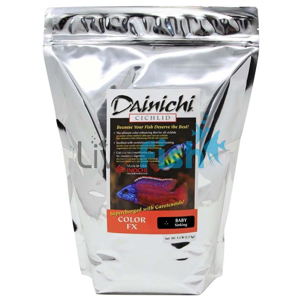 Dainichi Cichlid Colour FX 2.5kg - Sinking 1mm