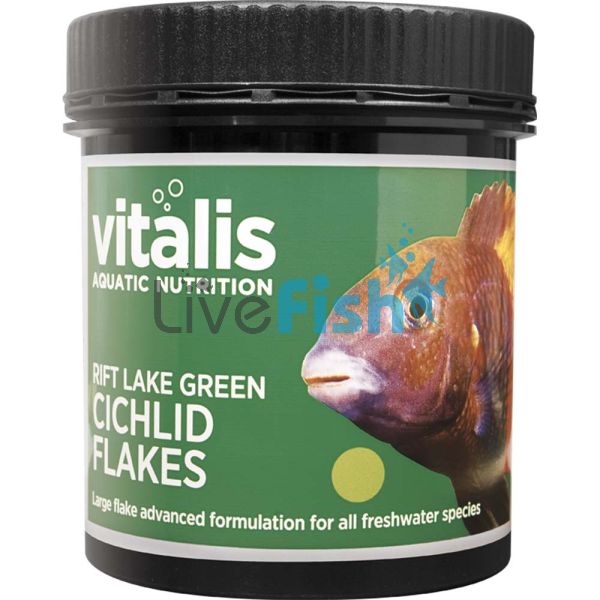 Vitalis Rift Lake Green Cichlid Flakes 90g